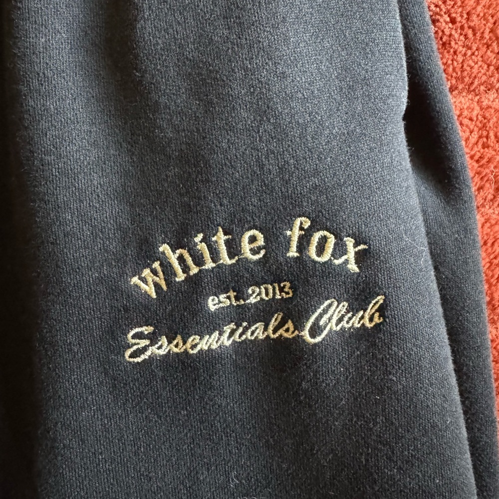 White Fox Black Essentials Joggers - Picture 3 of 6
